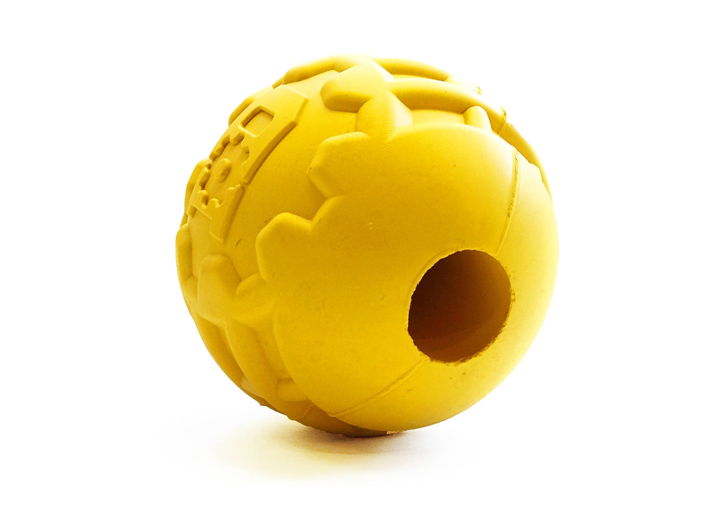 Sodapup ID Ball - Chew Toy - Retrieving Toy - Large - Yellow