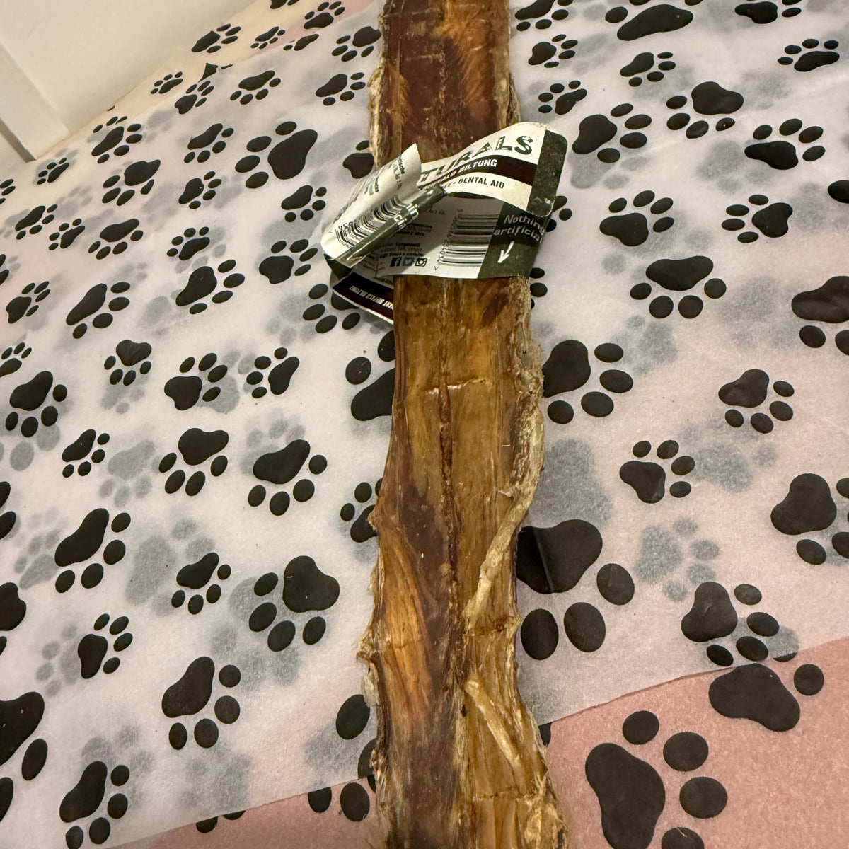 Giant Buffalo Biltong Dog Chew | Natural Dog Chews UK