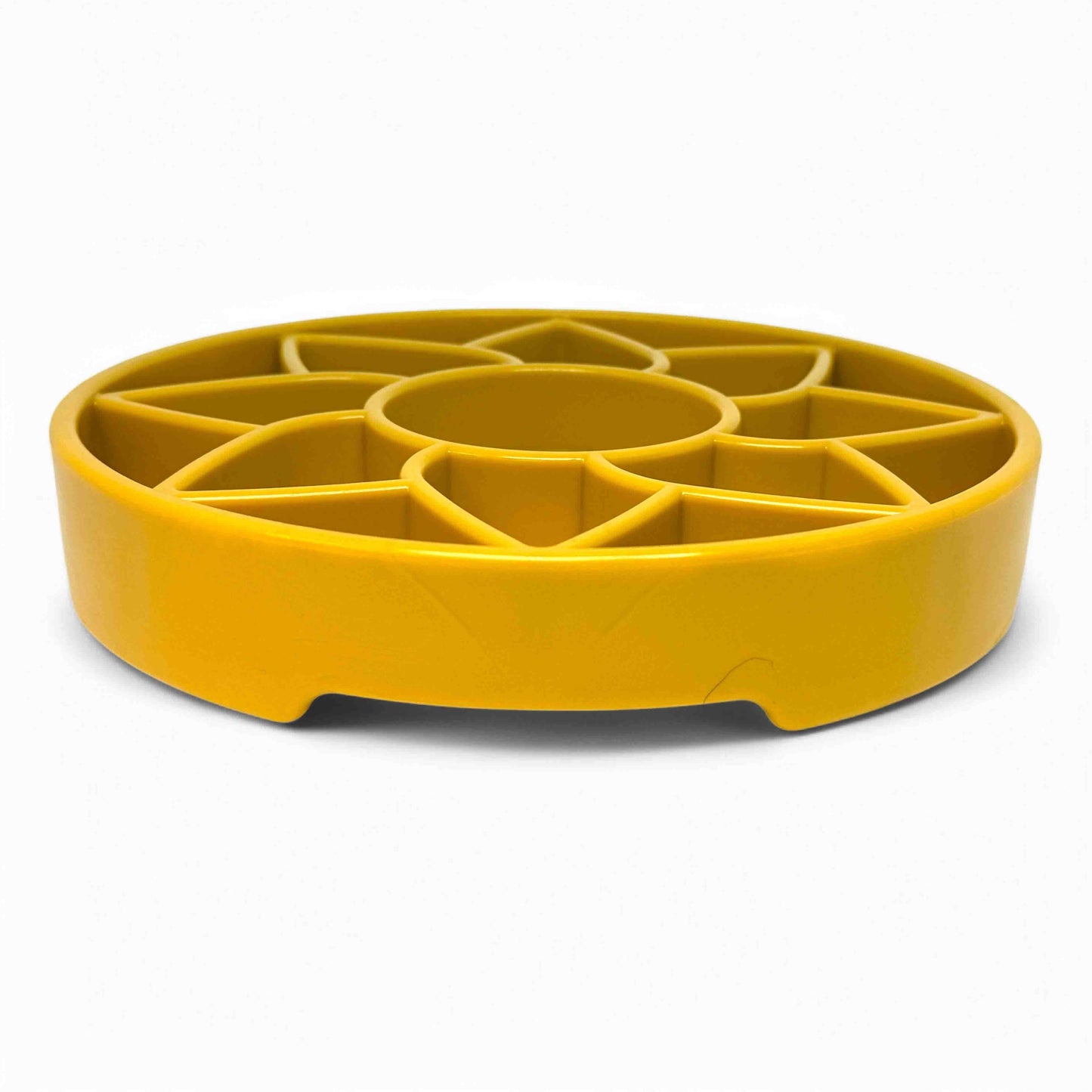 Sodapup Sunflower Design eTray Enrichment Slow Feeder Tray for Dogs - Yellow: Yellow