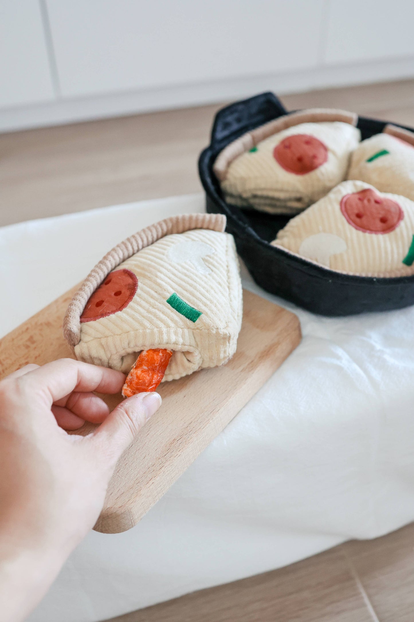 Lambwolf Collective DEEP DISH PIZZA Snuffle mat and Burrow toy