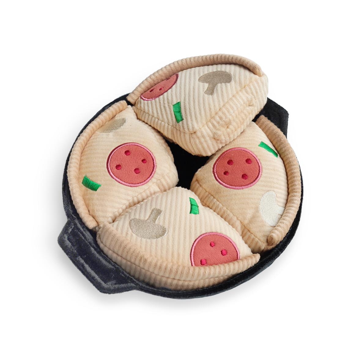Lambwolf Collective DEEP DISH PIZZA Snuffle mat and Burrow toy