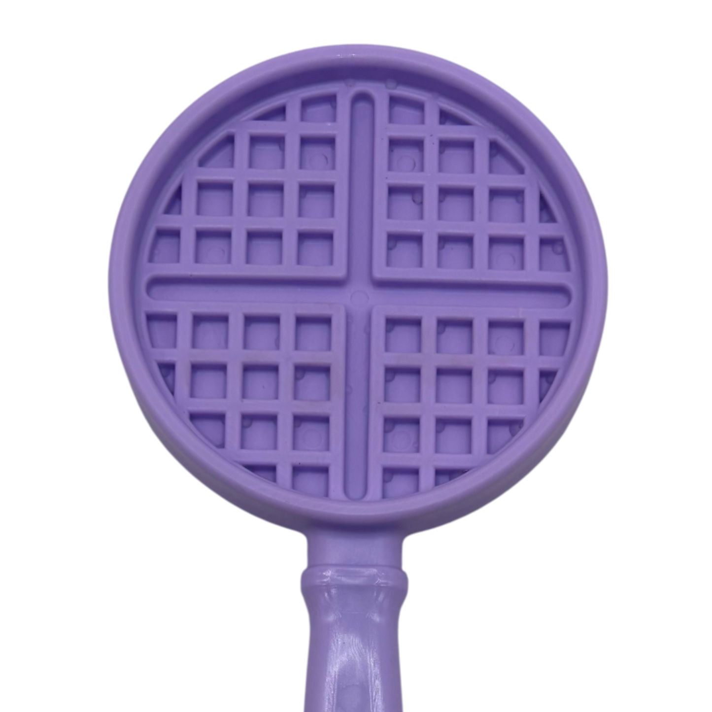 EStick Hand-Held Dog Enrichment Toy - Interactive Lick Stick - Waffle Lick Stick - Pastel Purple
