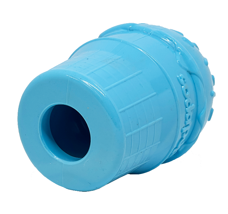 Sodapup Ice Cream Cone Durable PUP-X Rubber Chew Toy and Treat Dispenser: Large Ice Cream Cone - blue