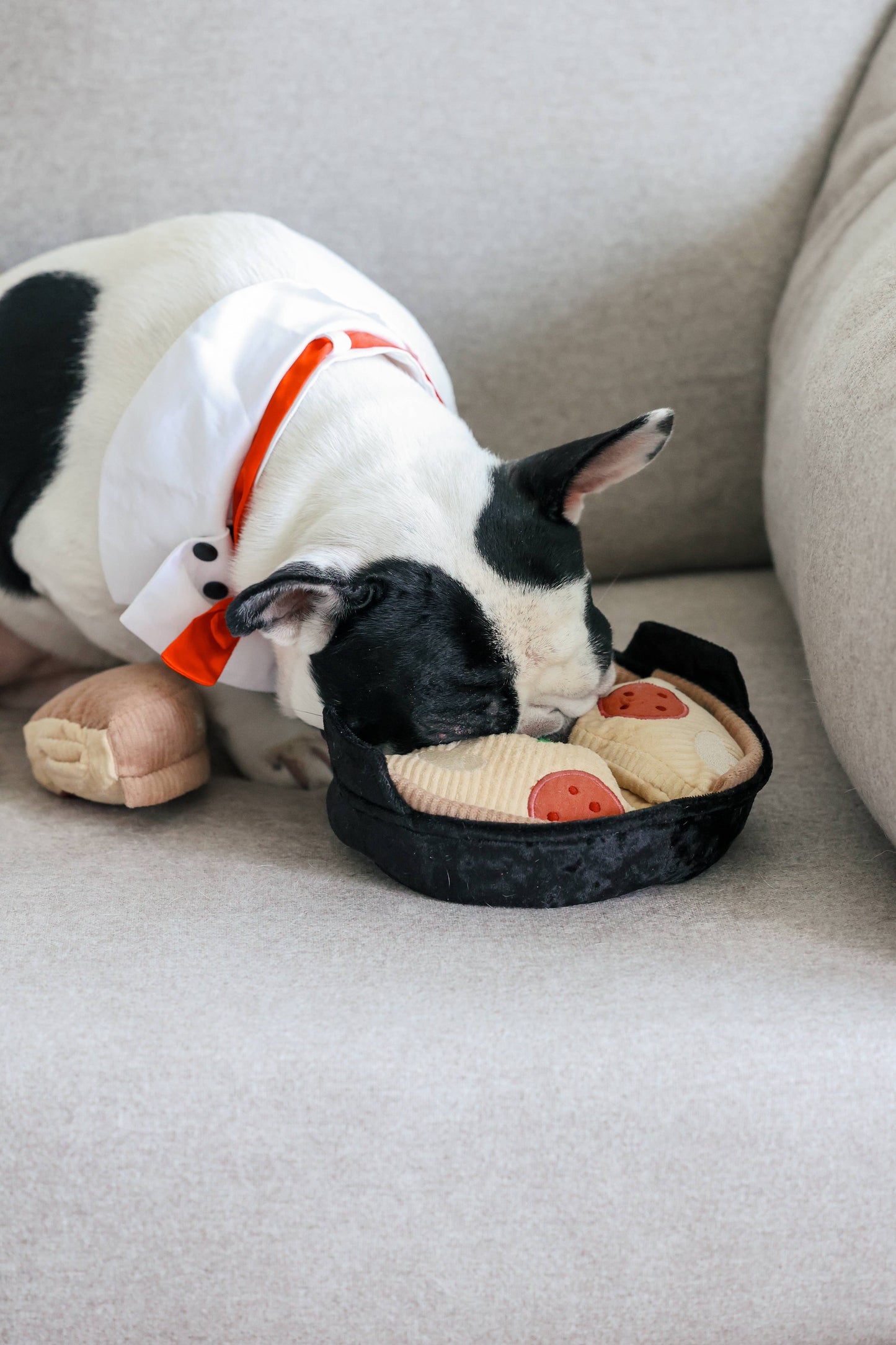 Lambwolf Collective DEEP DISH PIZZA Snuffle mat and Burrow toy