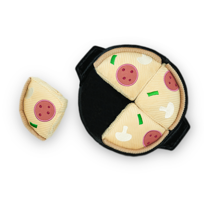 Lambwolf Collective DEEP DISH PIZZA Snuffle mat and Burrow toy