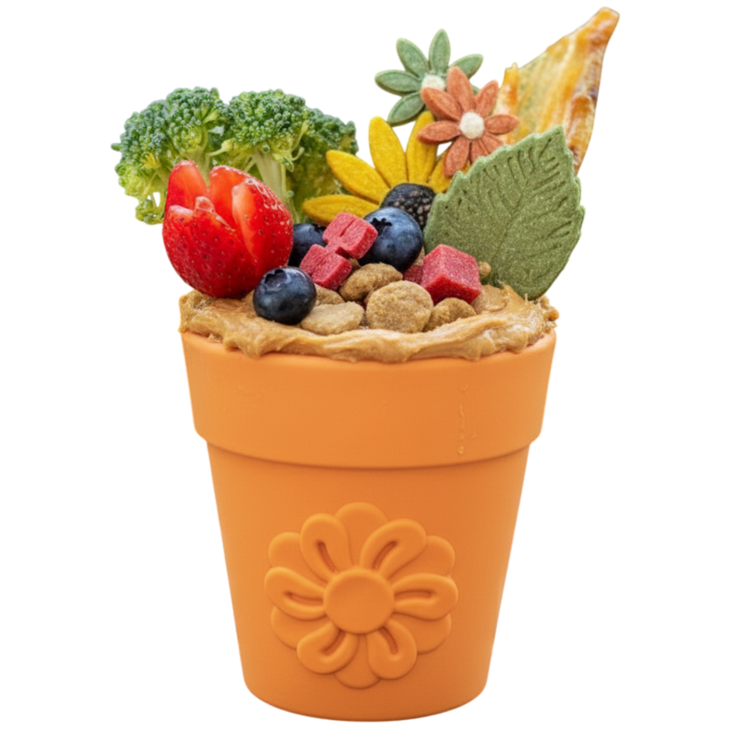 Large Flower Pot eCup Dog Treat Dispenser