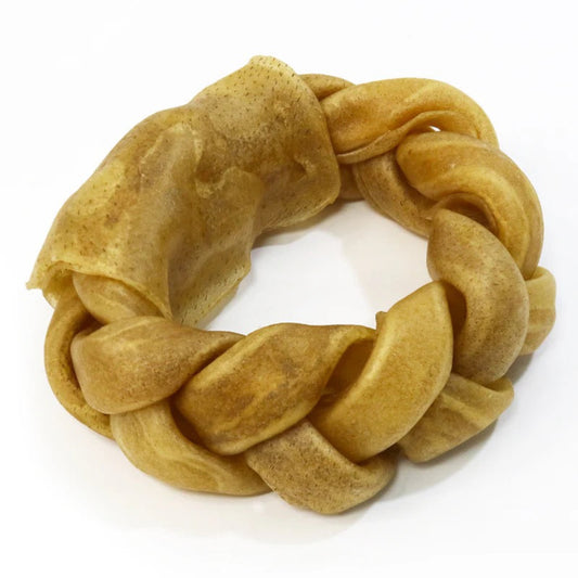 Braided collagen chew for dogs
