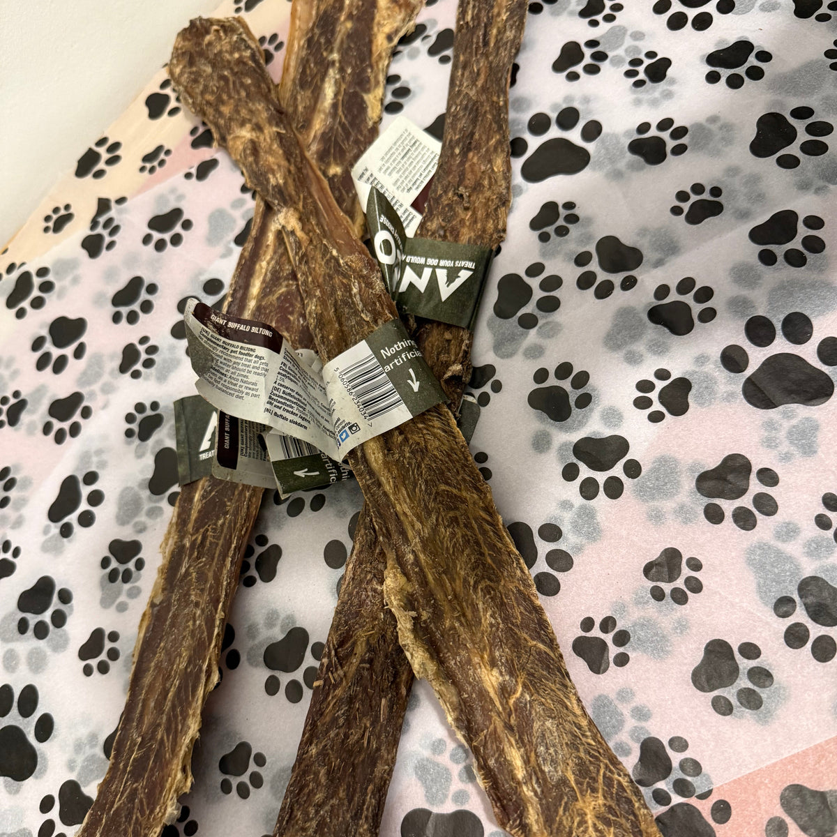 Giant Buffalo Biltong Dog Chew | Natural Dog Chews UK