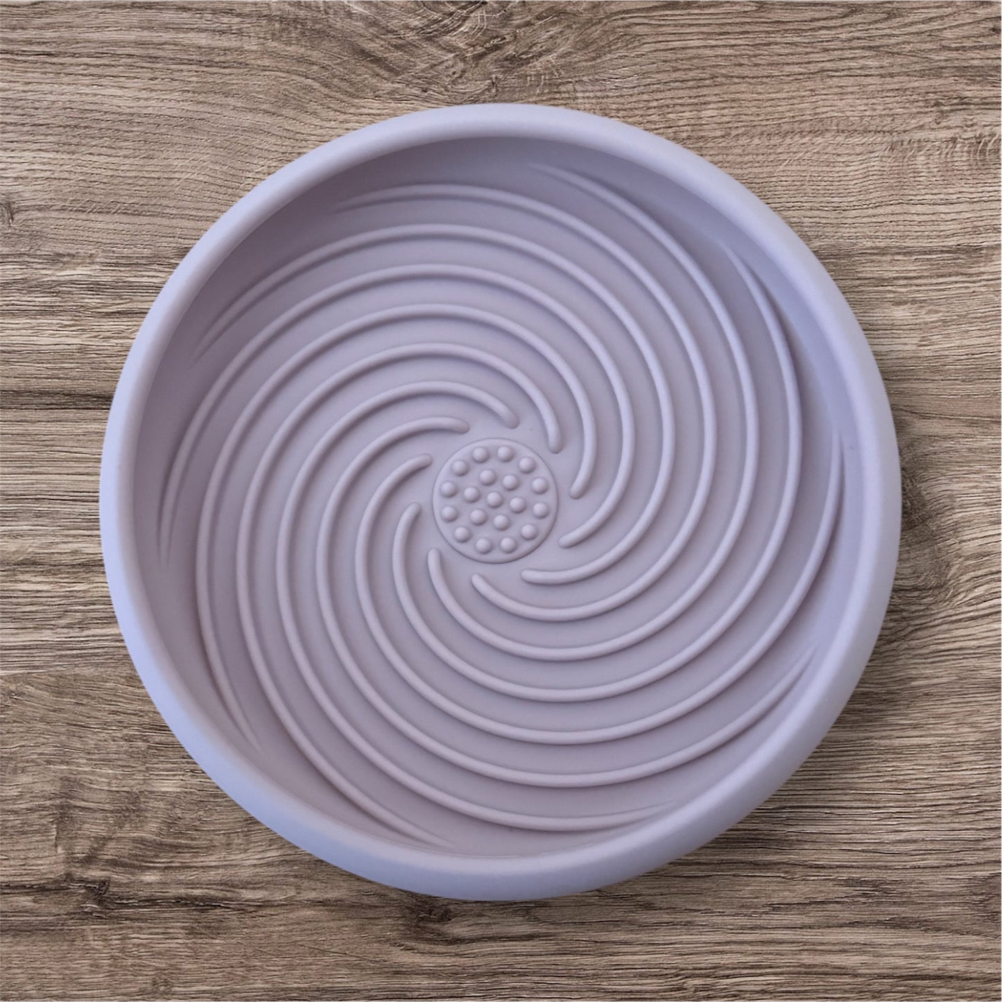 Meaty Bubbles Swirl Soother Lick Mat – Rose Pink