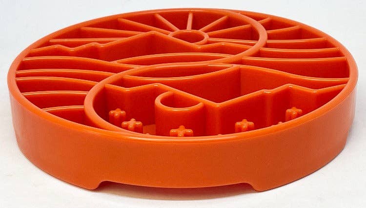 Sun and Moon eTray - Shallow Slow Feeder Dog Bowl