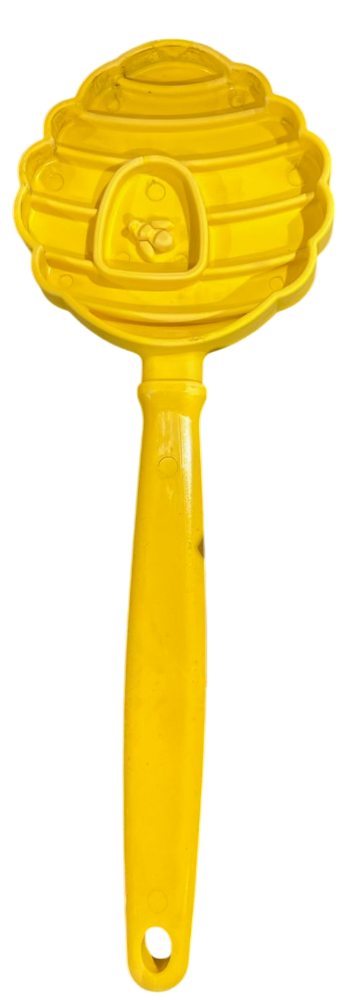 Sodapup Lick Stick Hand-Held Interactive Enrichment Toys: Beehive Lick Stick - yellow