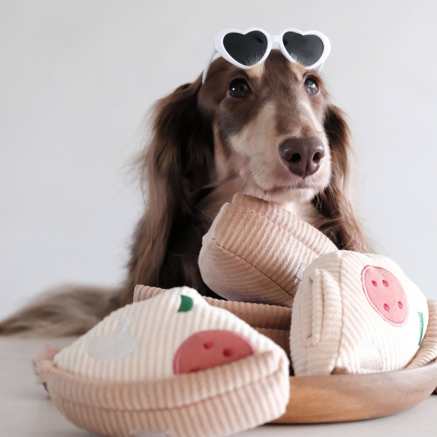Lambwolf Collective DEEP DISH PIZZA Snuffle mat and Burrow toy