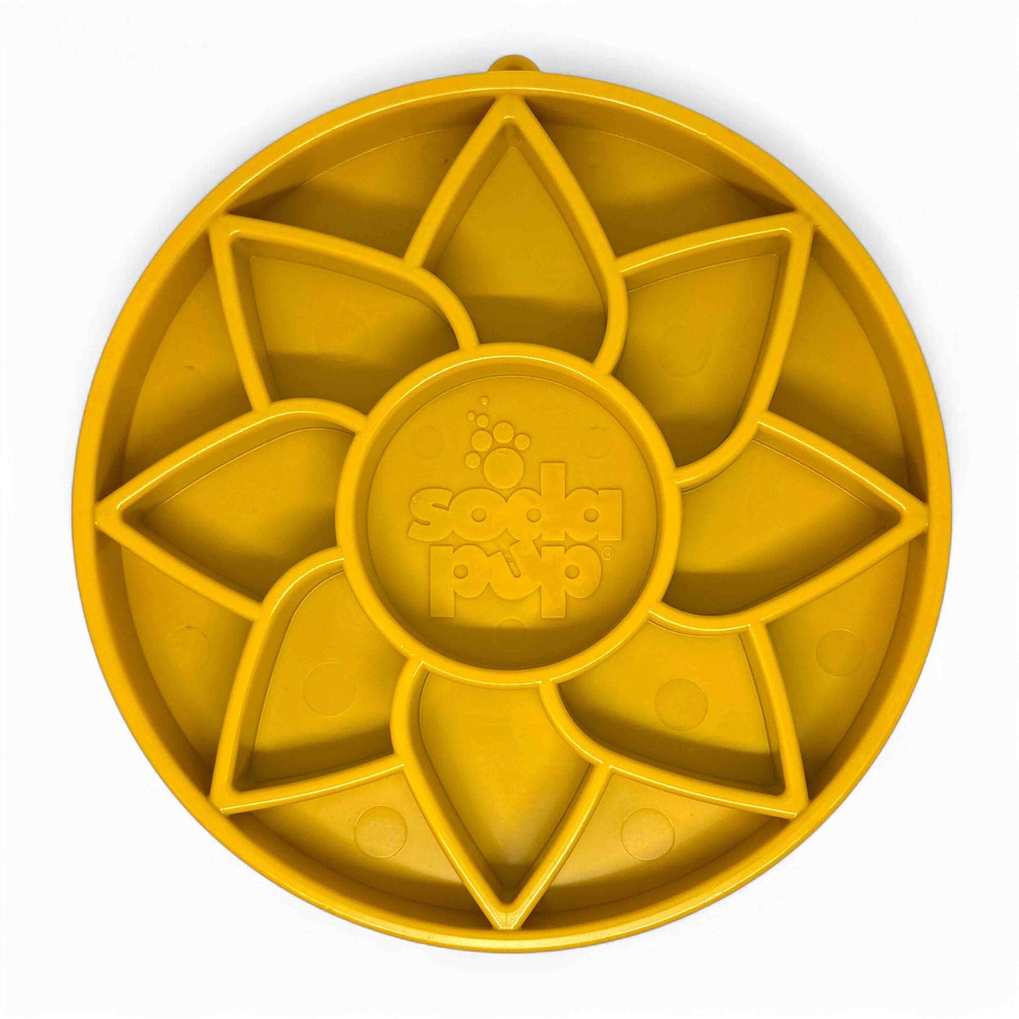 Sodapup Sunflower Design eTray Enrichment Slow Feeder Tray for Dogs - Yellow: Yellow